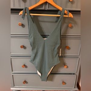 Jade Green One Piece Bathing Suit